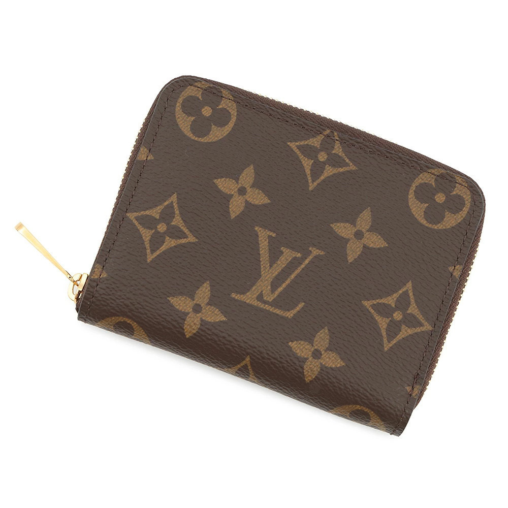 Louis Vuitton Monogram Zippy Coin Round Zipper WALLET